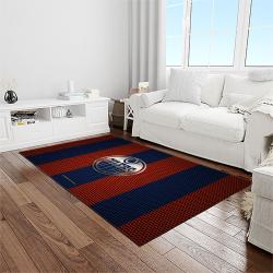 nhl edmonton oilers hockey sport team logo carpet rectangle area rug for living room home room decor gift for fans light room emto38