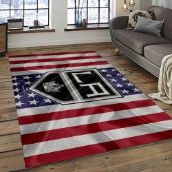 NHL Los Angeles Kings Rectangle Rug Personalized Non-Slip Carpet Gift For Ice Hockey Fans LAKG16