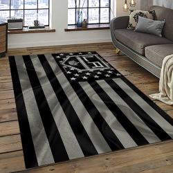 NHL Los Angeles Kings Rectangle Rug Personalized Non-Slip Carpet Gift For Ice Hockey Fans LAKG20