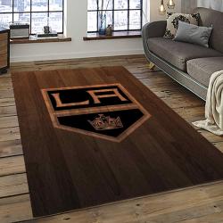 NHL Los Angeles Kings Rectangle Rug Personalized Non-Slip Carpet Gift For Ice Hockey Fans LAKG4