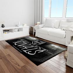 nhl los angeles kings hockey sport team logo carpet rectangle area rug for living room home room decor gift for fans light room lakg6