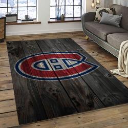 NHL Montreal Canadiens Hockey Sport Team Logo Carpet Rectangle Area Rug For Living Room Home Room Decor Gift For Fans MTC12