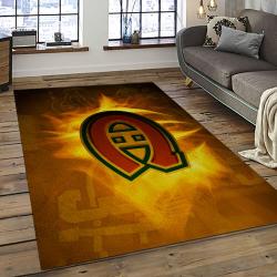 NHL Montreal Canadiens Hockey Sport Team Logo Carpet Rectangle Area Rug For Living Room Home Room Decor Gift For Fans MTC15