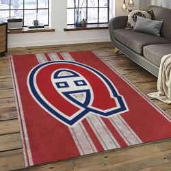 NHL Montreal Canadiens Hockey Sport Team Logo Carpet Rectangle Area Rug For Living Room Home Room Decor Gift For Fans MTC2