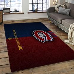 NHL Montreal Canadiens Hockey Sport Team Logo Carpet Rectangle Area Rug For Living Room Home Room Decor Gift For Fans MTC22