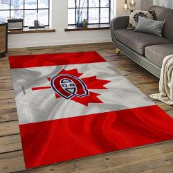 NHL Montreal Canadiens Hockey Sport Team Logo Carpet Rectangle Area Rug For Living Room Home Room Decor Gift For Fans MTC23
