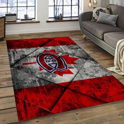 NHL Montreal Canadiens Hockey Sport Team Logo Carpet Rectangle Area Rug For Living Room Home Room Decor Gift For Fans MTC28