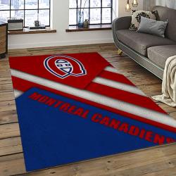 NHL Montreal Canadiens Hockey Sport Team Logo Carpet Rectangle Area Rug For Living Room Home Room Decor Gift For Fans MTC35