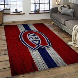 NHL Montreal Canadiens Hockey Sport Team Logo Carpet Rectangle Area Rug For Living Room Home Room Decor Gift For Fans MTC37