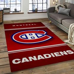 NHL Montreal Canadiens Hockey Sport Team Logo Carpet Rectangle Area Rug For Living Room Home Room Decor Gift For Fans MTC4