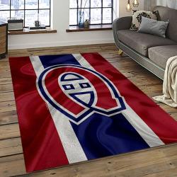 NHL Montreal Canadiens Hockey Sport Team Logo Carpet Rectangle Area Rug For Living Room Home Room Decor Gift For Fans MTC47