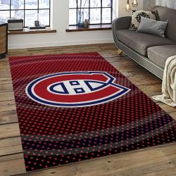 NHL Montreal Canadiens Hockey Sport Team Logo Carpet Rectangle Area Rug For Living Room Home Room Decor Gift For Fans MTC52