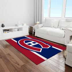 nhl montreal canadiens hockey sport team logo carpet rectangle area rug for living room home room decor gift for fans light room mtc18
