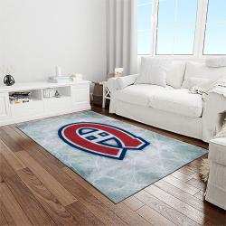 nhl montreal canadiens hockey sport team logo carpet rectangle area rug for living room home room decor gift for fans light room mtc20
