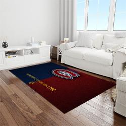 nhl montreal canadiens hockey sport team logo carpet rectangle area rug for living room home room decor gift for fans light room mtc22