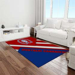 nhl montreal canadiens hockey sport team logo carpet rectangle area rug for living room home room decor gift for fans light room mtc35