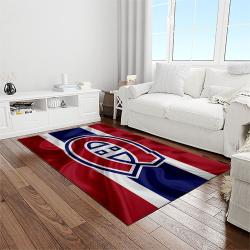 nhl montreal canadiens hockey sport team logo carpet rectangle area rug for living room home room decor gift for fans light room mtc47