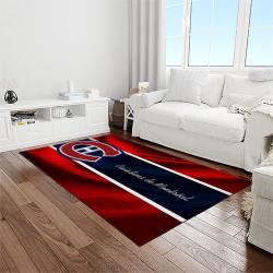 nhl montreal canadiens hockey sport team logo carpet rectangle area rug for living room home room decor gift for fans light room mtc49