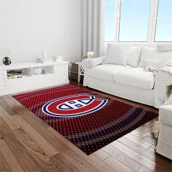 nhl montreal canadiens hockey sport team logo carpet rectangle area rug for living room home room decor gift for fans light room mtc52