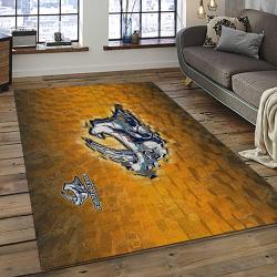 NHL Nashville Predators Hockey Sport Team Logo Carpet Rectangle Area Rug For Living Room Home Room Decor Gift For Fans NVP16