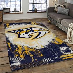 NHL Nashville Predators Hockey Sport Team Logo Carpet Rectangle Area Rug For Living Room Home Room Decor Gift For Fans NVP19