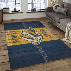 NHL Nashville Predators Hockey Sport Team Logo Carpet Rectangle Area Rug For Living Room Home Room Decor Gift For Fans NVP20