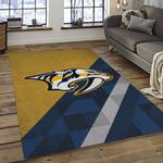 nhl nashville predators hockey sport team logo carpet rectangle area rug for living room home room decor gift for fans dark room nvp22