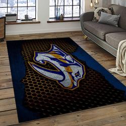 NHL Nashville Predators Hockey Sport Team Logo Carpet Rectangle Area Rug For Living Room Home Room Decor Gift For Fans NVP28
