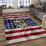 nhl nashville predators hockey sport team logo carpet rectangle area rug for living room home room decor gift for fans dark room nvp33