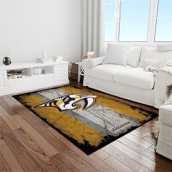 nhl nashville predators hockey sport team logo carpet rectangle area rug for living room home room decor gift for fans light room nvp13