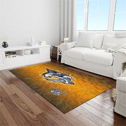 nhl nashville predators hockey sport team logo carpet rectangle area rug for living room home room decor gift for fans light room nvp16