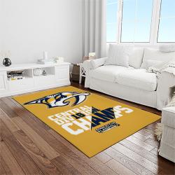 nhl nashville predators hockey sport team logo carpet rectangle area rug for living room home room decor gift for fans light room nvp23