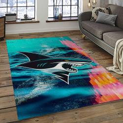 NHL San Jose Sharks Hockey Sport Team Logo Carpet Rectangle Area Rug For Living Room Home Room Decor Gift For Fans SJS24