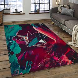 NHL San Jose Sharks Hockey Sport Team Logo Carpet Rectangle Area Rug For Living Room Home Room Decor Gift For Fans SJS52