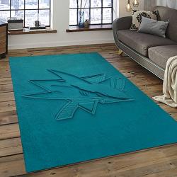 NHL San Jose Sharks Hockey Sport Team Logo Carpet Rectangle Area Rug For Living Room Home Room Decor Gift For Fans SJS54
