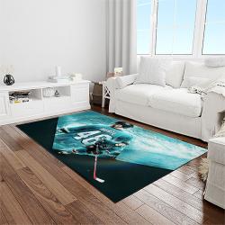 nhl san jose sharks hockey sport team logo carpet rectangle area rug for living room home room decor gift for fans light room sjs23