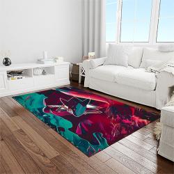 nhl san jose sharks hockey sport team logo carpet rectangle area rug for living room home room decor gift for fans light room sjs52