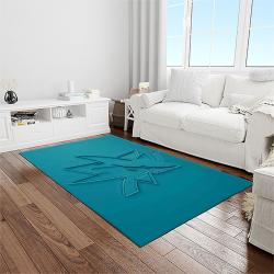 nhl san jose sharks hockey sport team logo carpet rectangle area rug for living room home room decor gift for fans light room sjs54