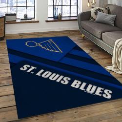 NHL St. Louis Blues Hockey Sport Team Logo Carpet Rectangle Area Rug For Living Room Home Room Decor Gift For Fans SLB1