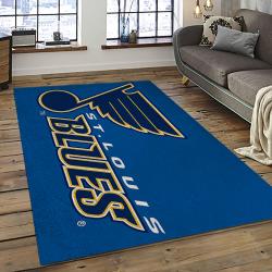 NHL St. Louis Blues Hockey Sport Team Logo Carpet Rectangle Area Rug For Living Room Home Room Decor Gift For Fans SLB20