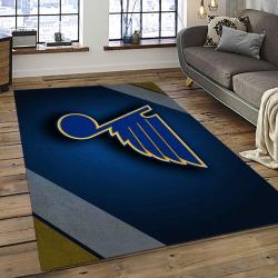 NHL St. Louis Blues Hockey Sport Team Logo Carpet Rectangle Area Rug For Living Room Home Room Decor Gift For Fans SLB21