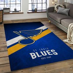 NHL St. Louis Blues Hockey Sport Team Logo Carpet Rectangle Area Rug For Living Room Home Room Decor Gift For Fans SLB22