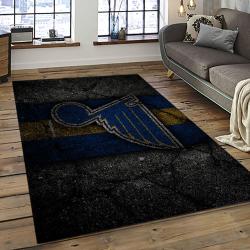 NHL St. Louis Blues Hockey Sport Team Logo Carpet Rectangle Area Rug For Living Room Home Room Decor Gift For Fans SLB31