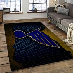 NHL St. Louis Blues Hockey Sport Team Logo Carpet Rectangle Area Rug For Living Room Home Room Decor Gift For Fans SLB34