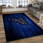 nhl st louis blues hockey sport team logo carpet rectangle area rug for living room home room decor gift for fans dark room slb43