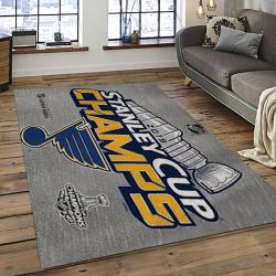 NHL St. Louis Blues Hockey Sport Team Logo Carpet Rectangle Area Rug For Living Room Home Room Decor Gift For Fans SLB55