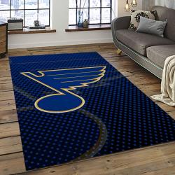 NHL St. Louis Blues Hockey Sport Team Logo Carpet Rectangle Area Rug For Living Room Home Room Decor Gift For Fans SLB56