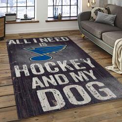 NHL St. Louis Blues Hockey Sport Team Logo Carpet Rectangle Area Rug For Living Room Home Room Decor Gift For Fans SLB7