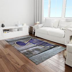 nhl st louis blues hockey sport team logo carpet rectangle area rug for living room home room decor gift for fans light room slb14