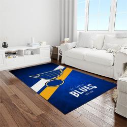 nhl st louis blues hockey sport team logo carpet rectangle area rug for living room home room decor gift for fans light room slb22